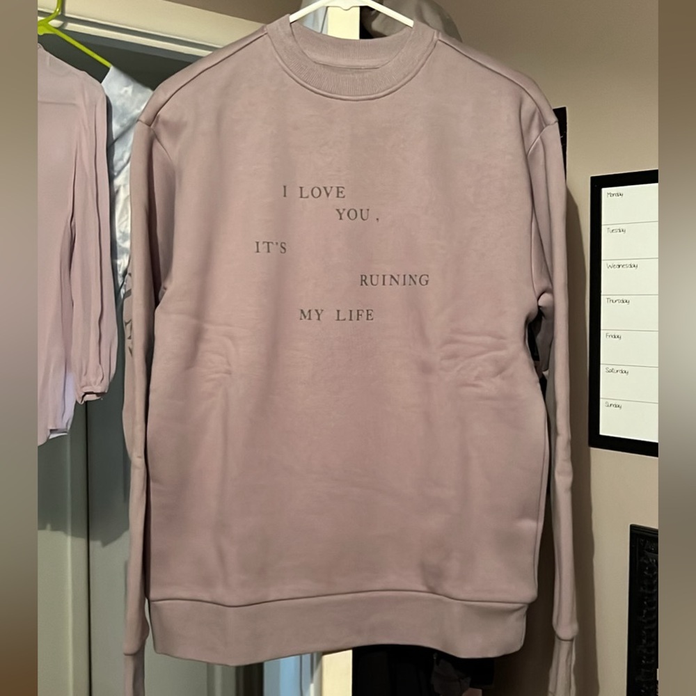 Taylor Swift Lyric Crewneck Sweater